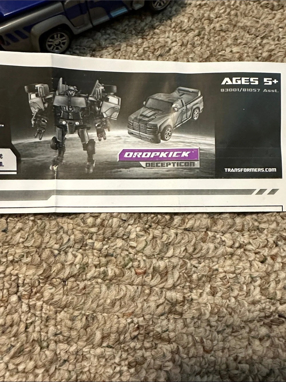 Transformers 2007 Movie Deluxe Class Dropkick Figure Complete